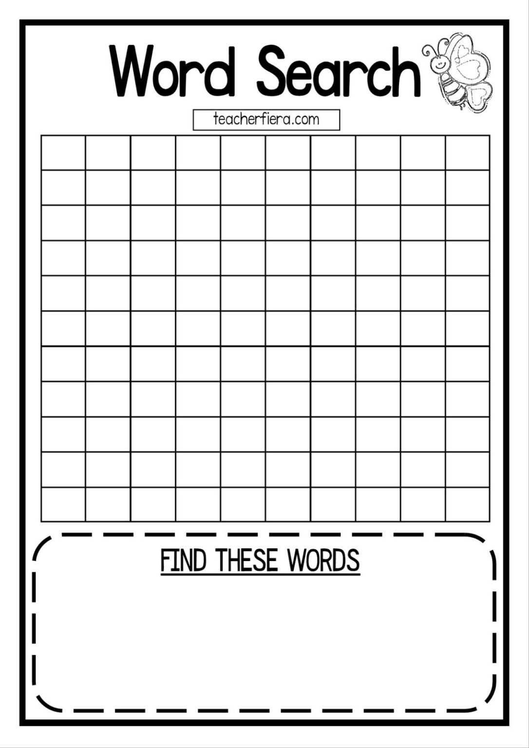 word search free printable