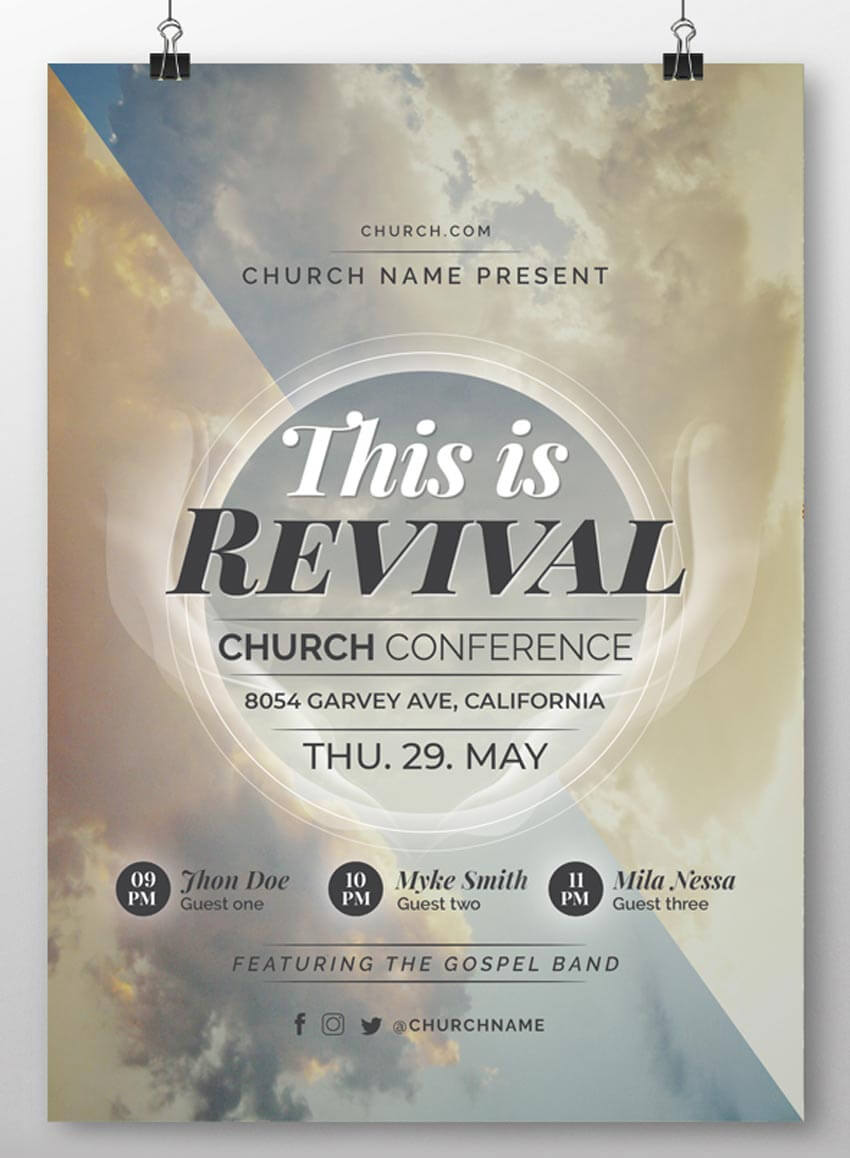 31 Best Church Flyer Templates (Psd & Indesign Flyer Templates) Throughout Free Church Brochure Templates For Microsoft Word