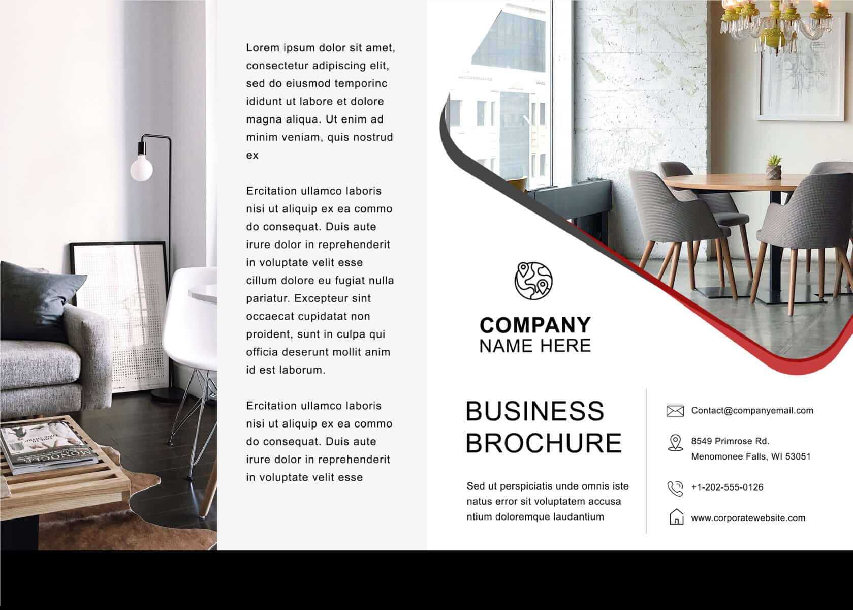 33 Free Brochure Templates (Word + Pdf) ᐅ Template Lab For Microsoft Word Brochure Template Free