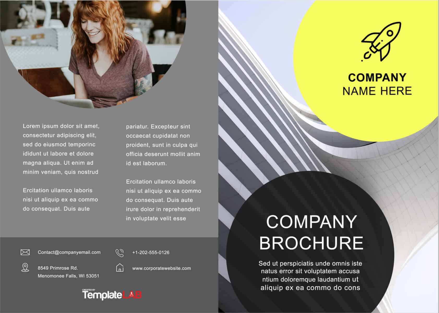 33 Free Brochure Templates (Word + Pdf) ᐅ Template Lab Intended For Free Brochure Template Downloads