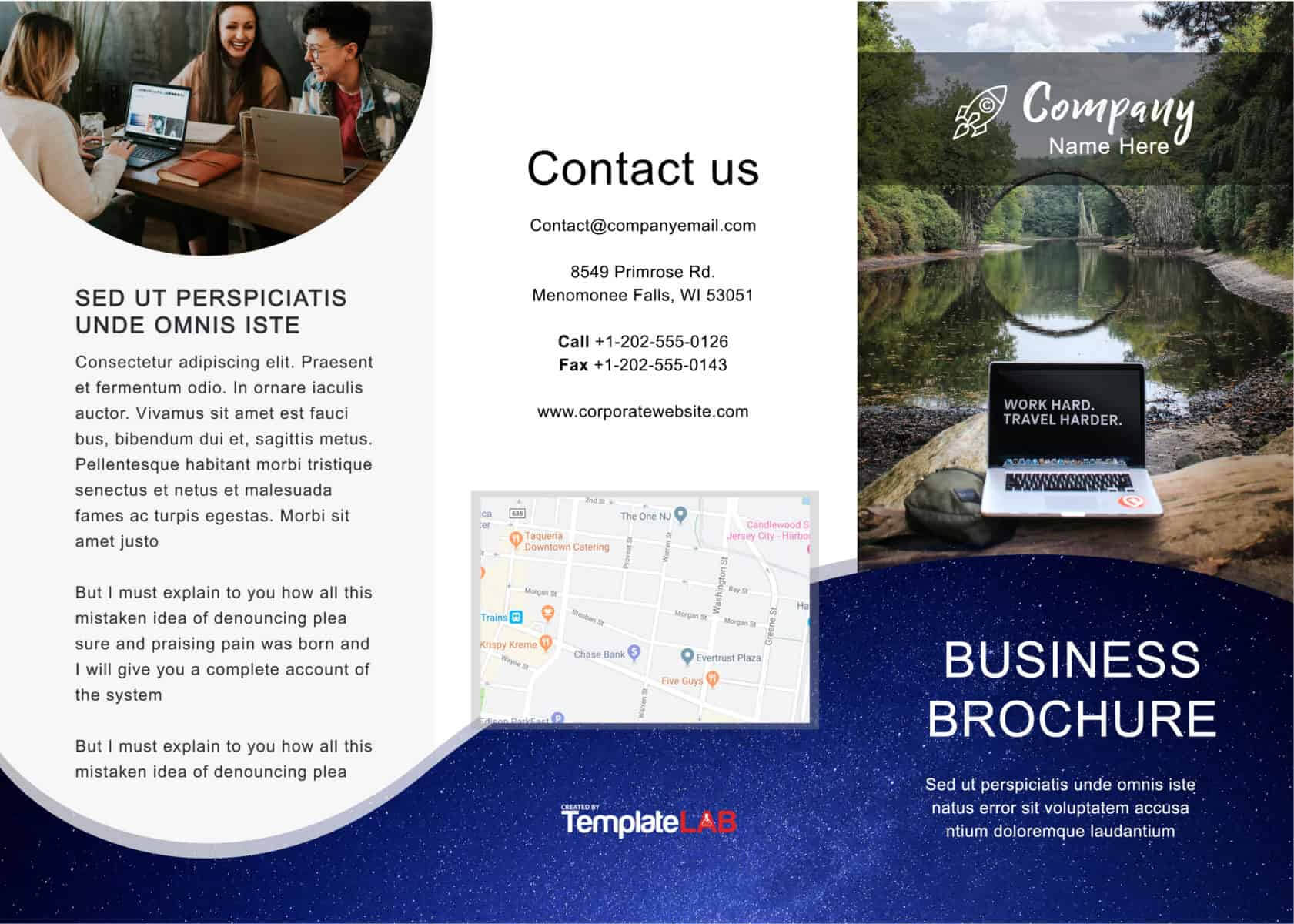 33 Free Brochure Templates (Word + Pdf) ᐅ Template Lab Pertaining To Word Travel Brochure Template