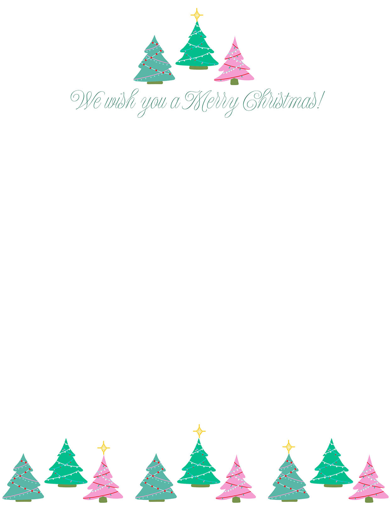 33 Free Templates To Help You Send Holiday Cheer Throughout Christmas Note Card Templates