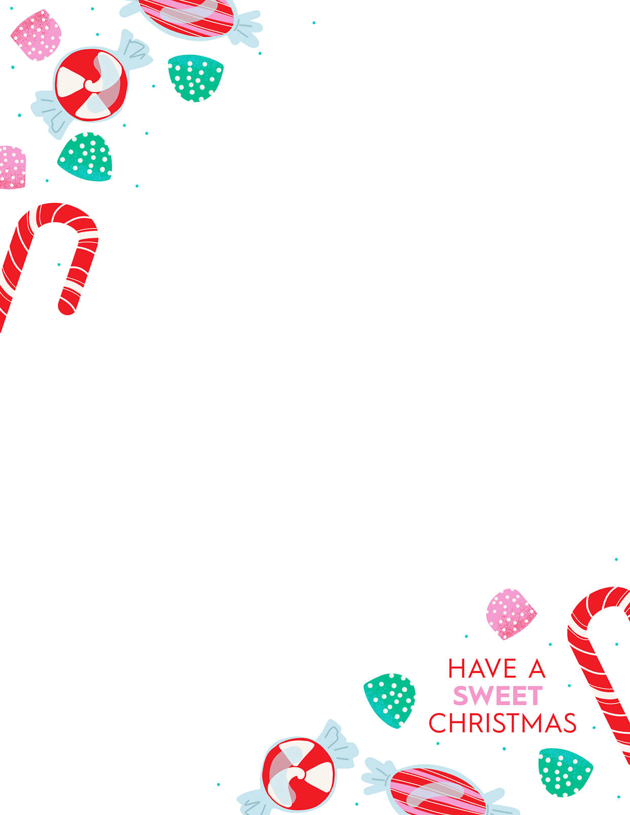 33 Free Templates To Help You Send Holiday Cheer Within Christmas Note Card Templates