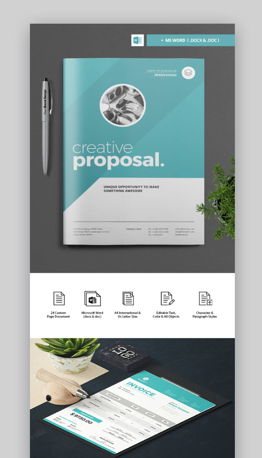 35 Professional Business Project Proposal Templates For 2020 With Regard To Free Business Proposal Template Ms Word
