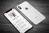 35 Vertical Business Card Mockups And Templates For Business in Iphone Business Card Template