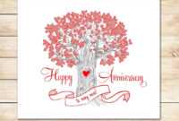 39+ Free Anniversary Card Templates In Word Excel Pdf with regard to Word Anniversary Card Template