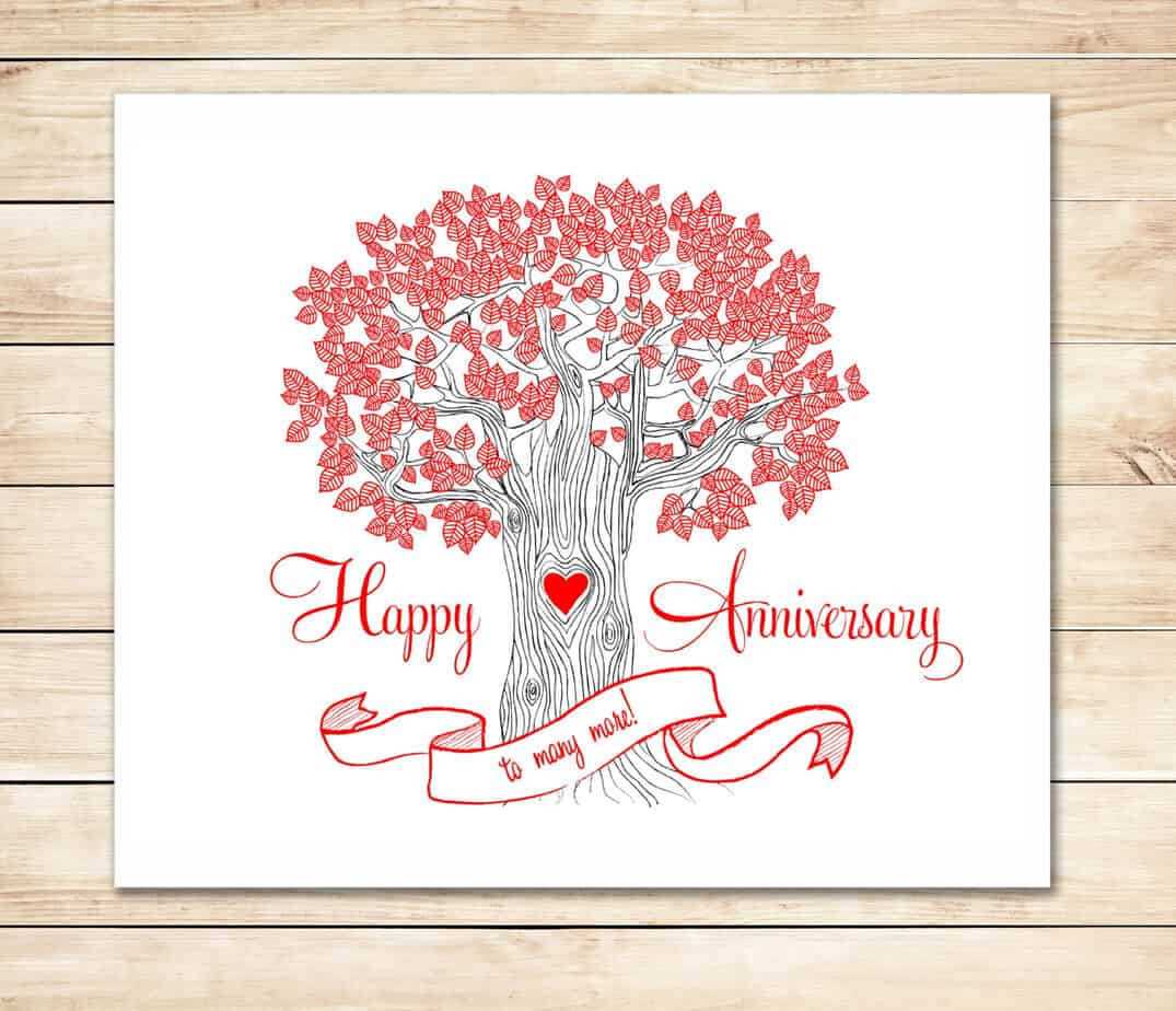 39+ Free Anniversary Card Templates In Word Excel Pdf With Regard To Word Anniversary Card Template