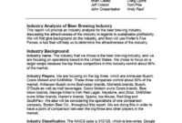 39 Free Industry Analysis Examples &amp; Templates ᐅ Template Lab intended for Industry Analysis Report Template