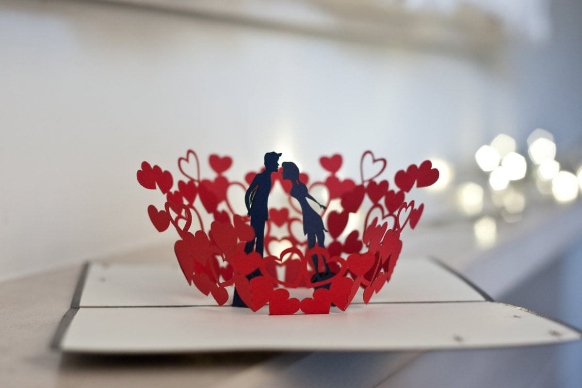 3D Heart Pop Up Card Template Pdf ] – Items Similar To Throughout 3D Heart Pop Up Card Template Pdf