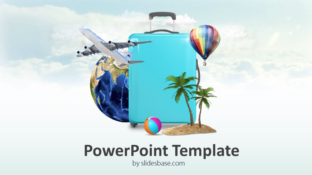 3D Travel Powerpoint Template In Powerpoint Templates Tourism