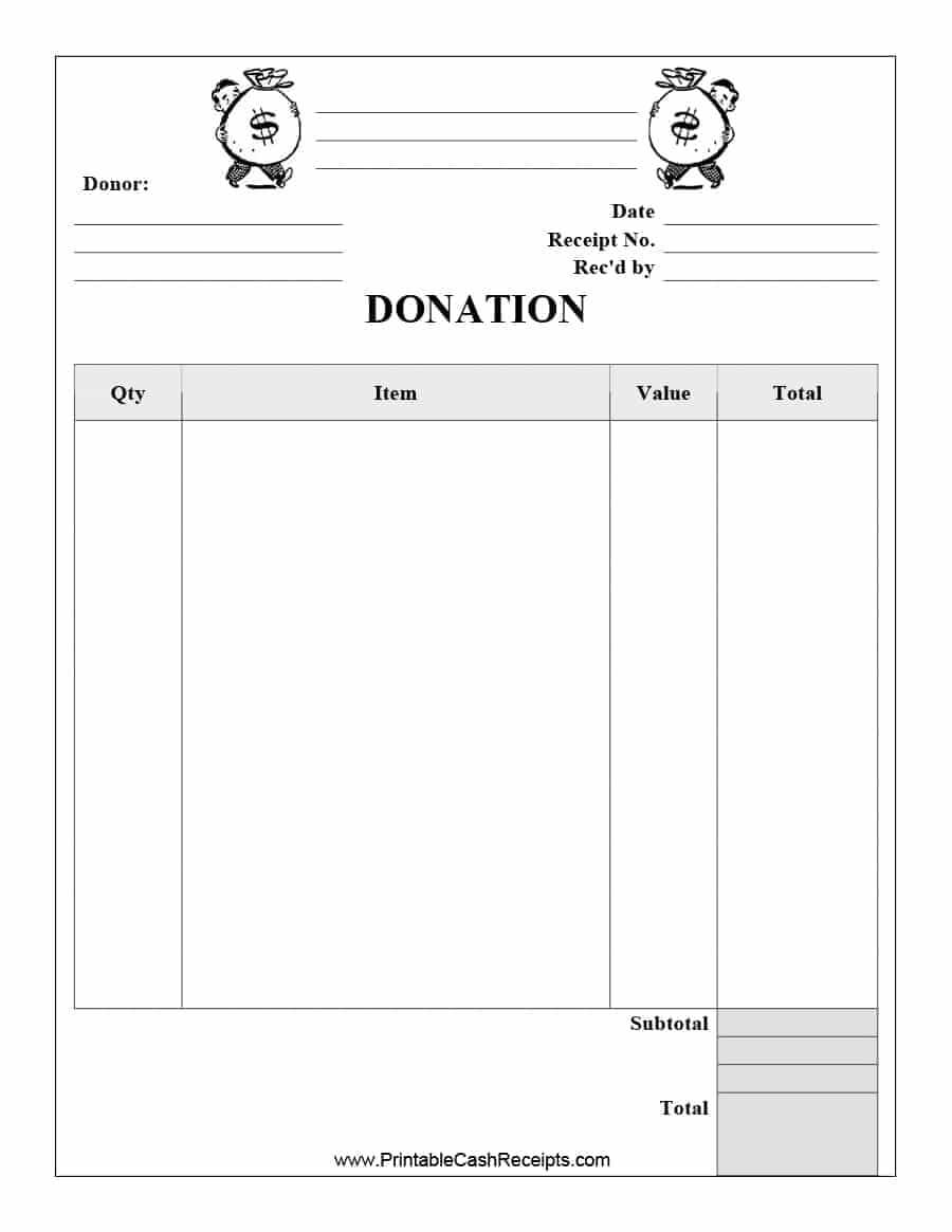 40 Donation Receipt Templates & Letters [Goodwill, Non Profit] With Donation Report Template
