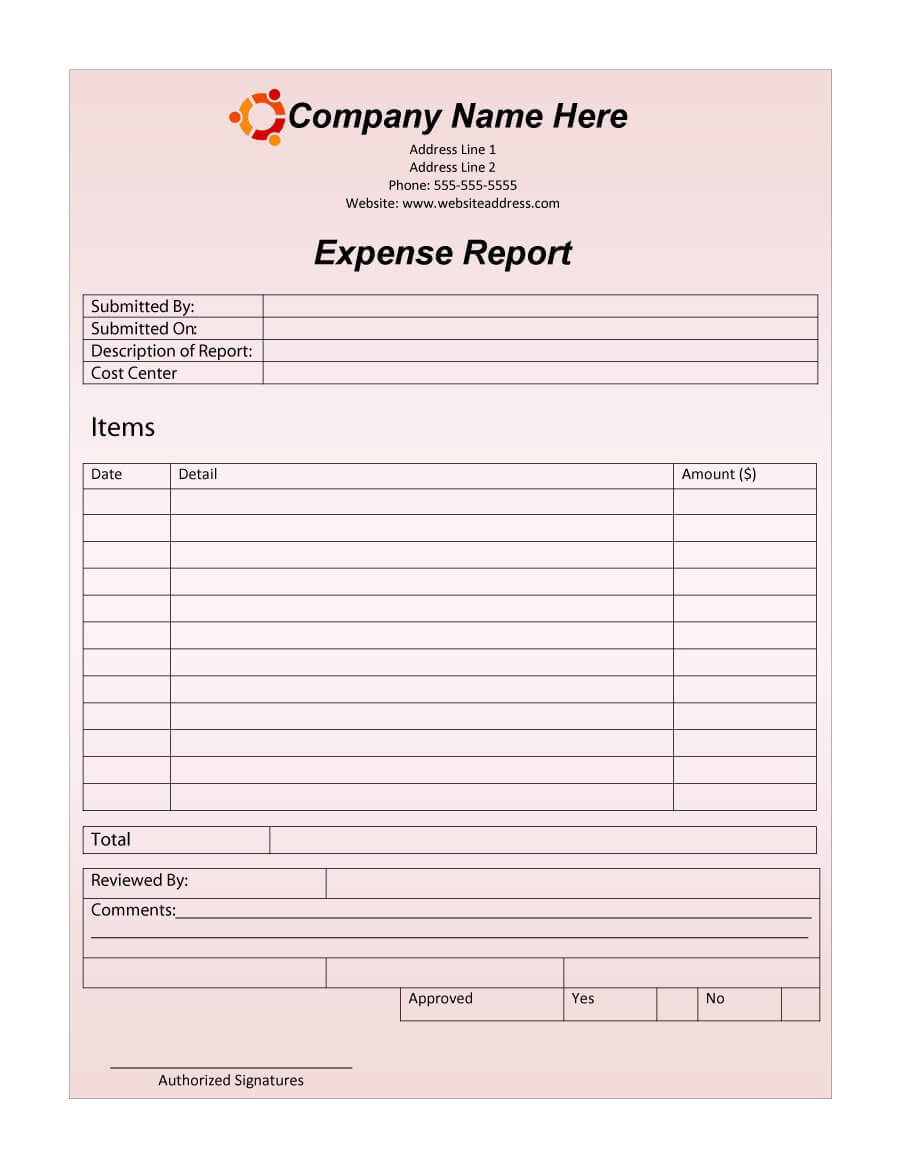 40+ Expense Report Templates To Help You Save Money ᐅ Regarding Capital Expenditure Report Template
