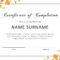 40 Fantastic Certificate Of Completion Templates [Word Intended For Student Of The Year Award Certificate Templates