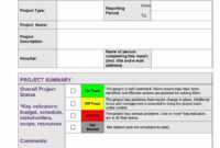 40+ Project Status Report Templates [Word, Excel, Ppt] ᐅ intended for Project Status Report Template In Excel