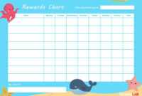 44 Printable Reward Charts For Kids (Pdf, Excel &amp; Word) inside Reward Chart Template Word