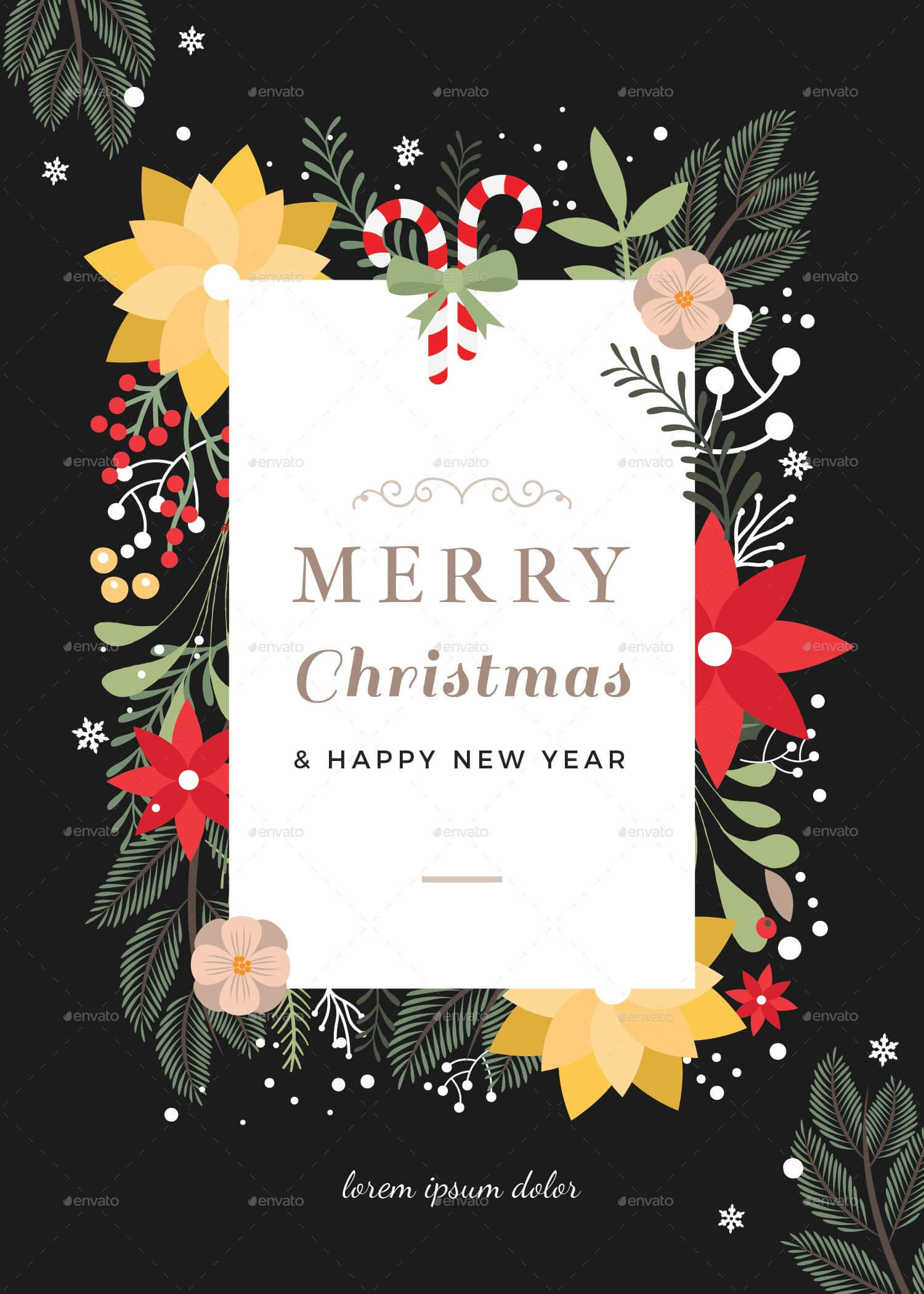 45+Christmas Premium & Free Psd Holiday Card Templates For Within Christmas Photo Card Templates Photoshop