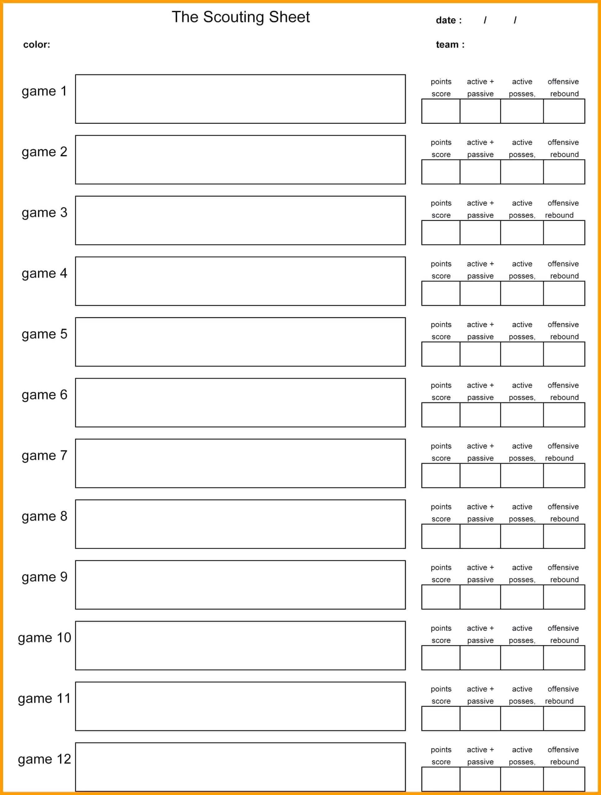 47186C Baseball Scouting Report Template | Wiring Resources With Football Scouting Report Template