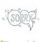 475 Sorry Free Clipart – 2 Inside Sorry Card Template