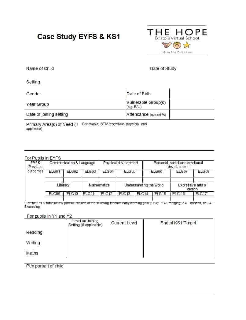 49 Free Case Study Templates ( + Case Study Format Examples + ) With Regard To School Psychologist Report Template