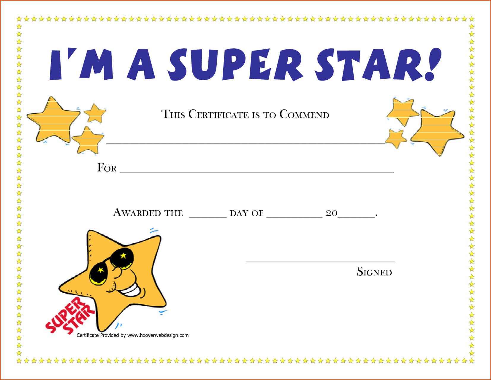 5+ Award Certificates Template - Bookletemplate For Player Of The Day Certificate Template