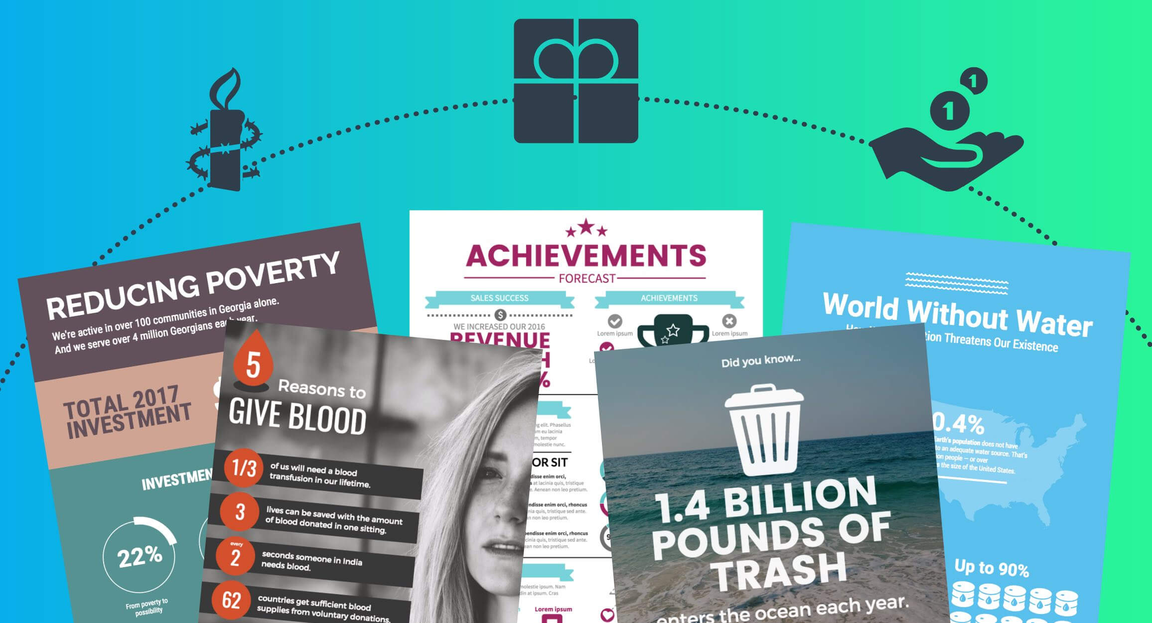5 Must Have Nonprofit Infographic Templates To Supercharge Intended For Ngo Brochure Templates