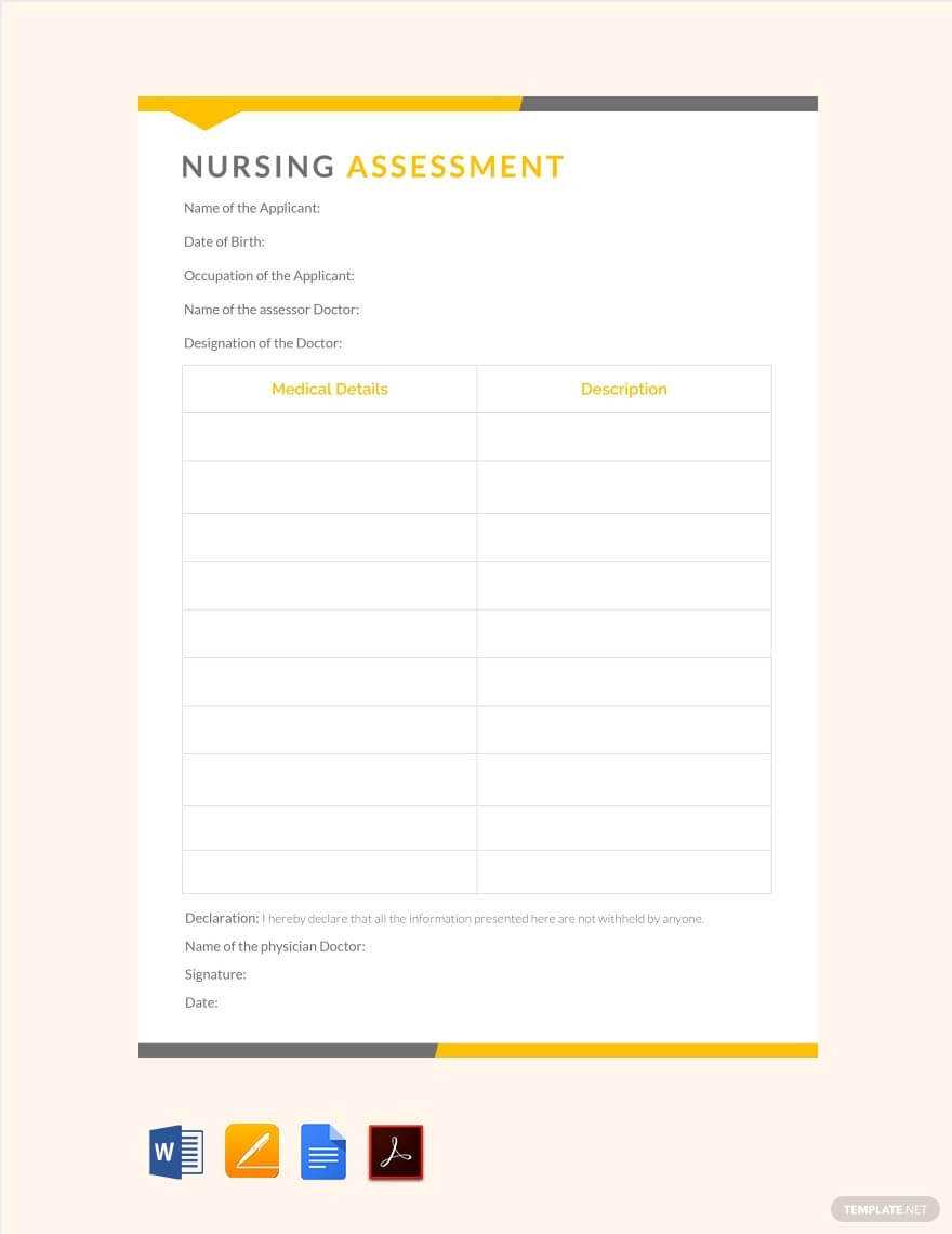 5+ Nursing Care Plan Templates In Word, Pdf, Apple Pages Inside Nursing Care Plan Templates Blank