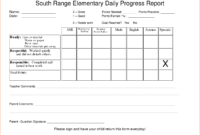 5+ Student Progress Report Template - Bookletemplate pertaining to Student Progress Report Template