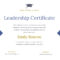50 Free Creative Blank Certificate Templates In Psd Within Leadership Award Certificate Template