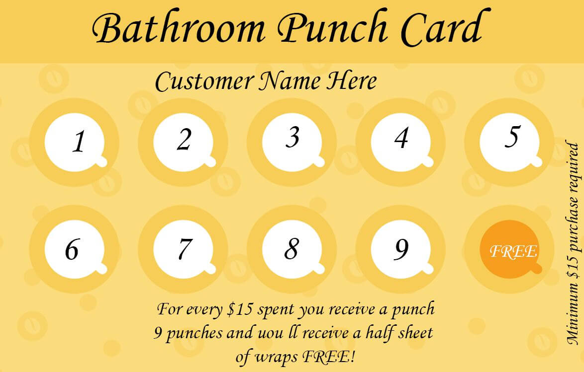 50+ Punch Card Templates – For Every Business (Boost Pertaining To Business Punch Card Template Free