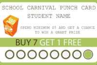 50+ Punch Card Templates - For Every Business (Boost with Business Punch Card Template Free