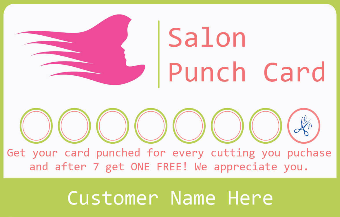 50+ Punch Card Templates – For Every Business (Boost With Regard To Customer Loyalty Card Template Free
