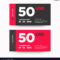 50 Usd Gift Card Template For Gift Card Template Illustrator