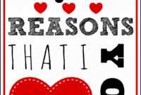 52 Reasons I Love You Template Free ] - 1000 Ideas About 52 pertaining to 52 Reasons Why I Love You Cards Templates Free