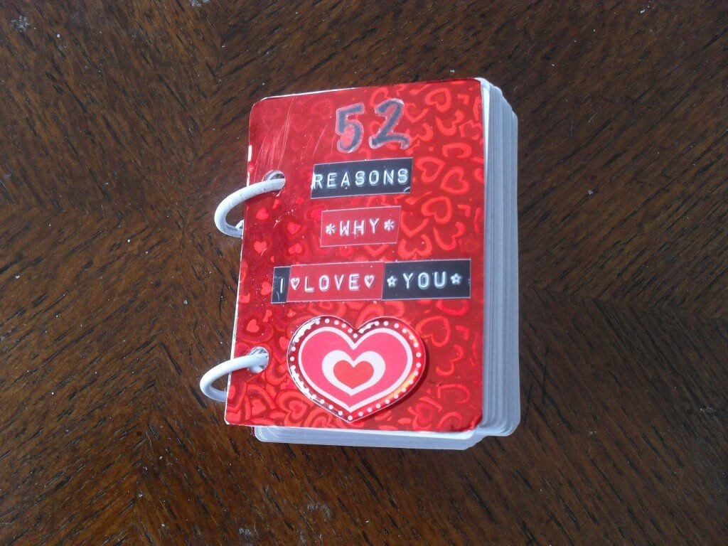 52 Reasons Why I Love You* | Tasteful Space Inside 52 Reasons Why I Love You Cards Templates Free