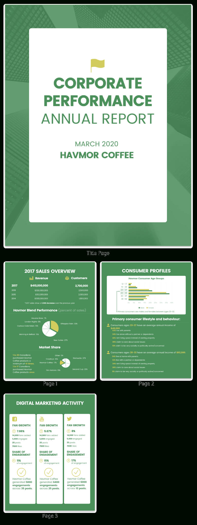55+ Customizable Annual Report Design Templates, Examples & Tips For Annual Report Word Template