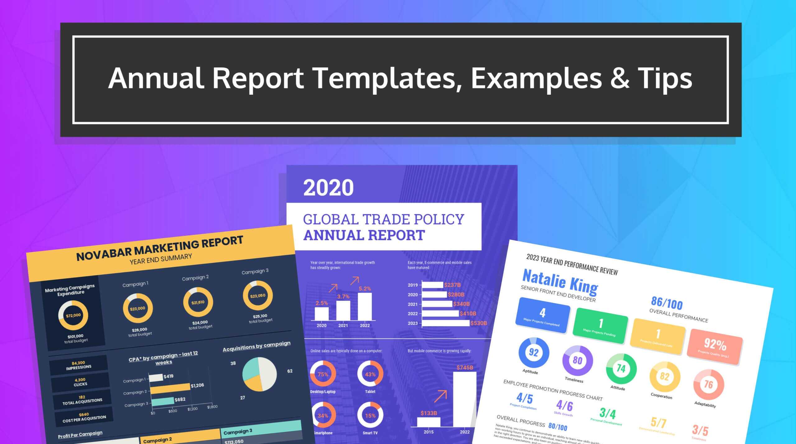 55+ Customizable Annual Report Design Templates, Examples & Tips Throughout Best Report Format Template