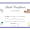 6+ Birth Certificate Templates – Bookletemplate Intended For Editable Birth Certificate Template