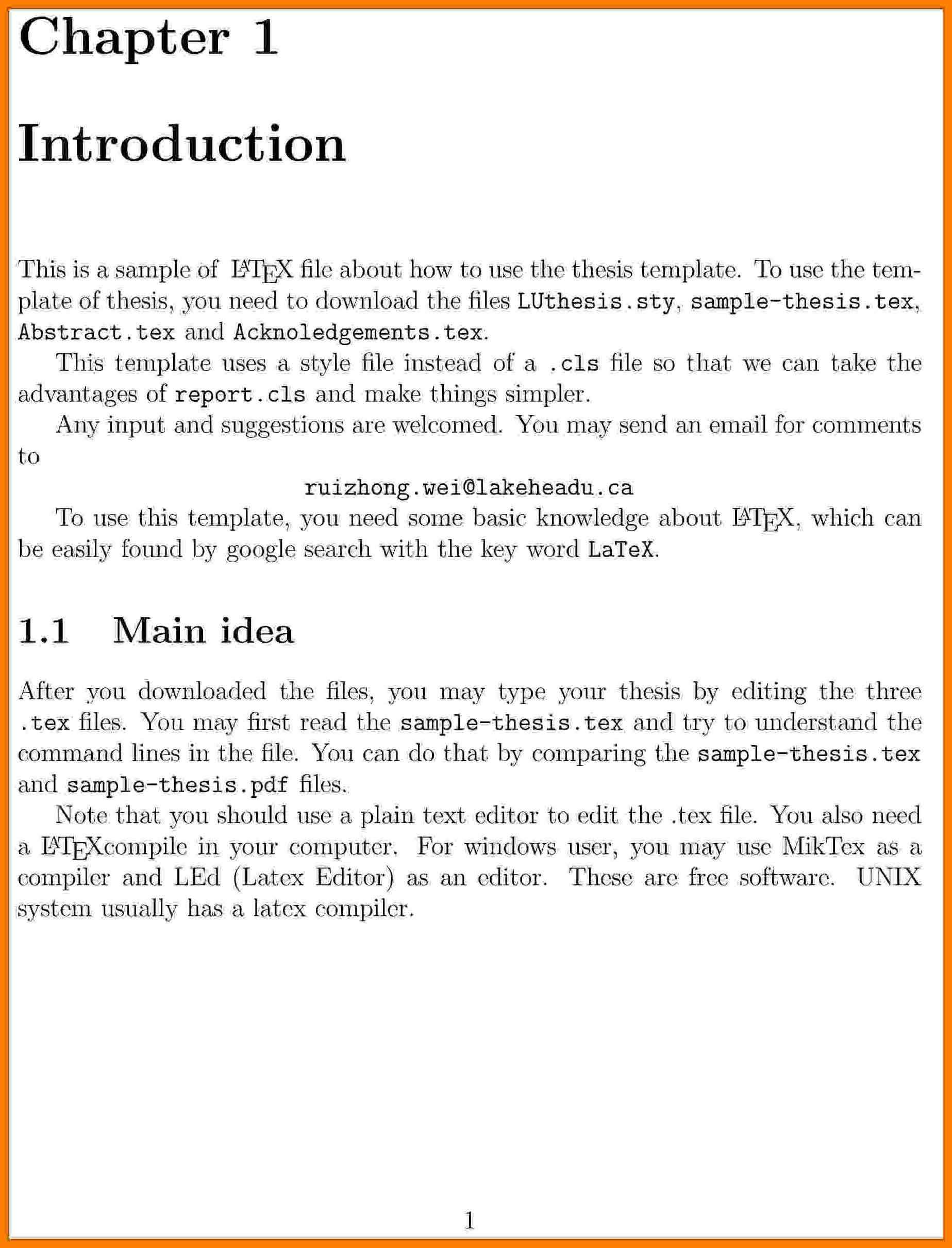 Introduction To Report Writing Examples