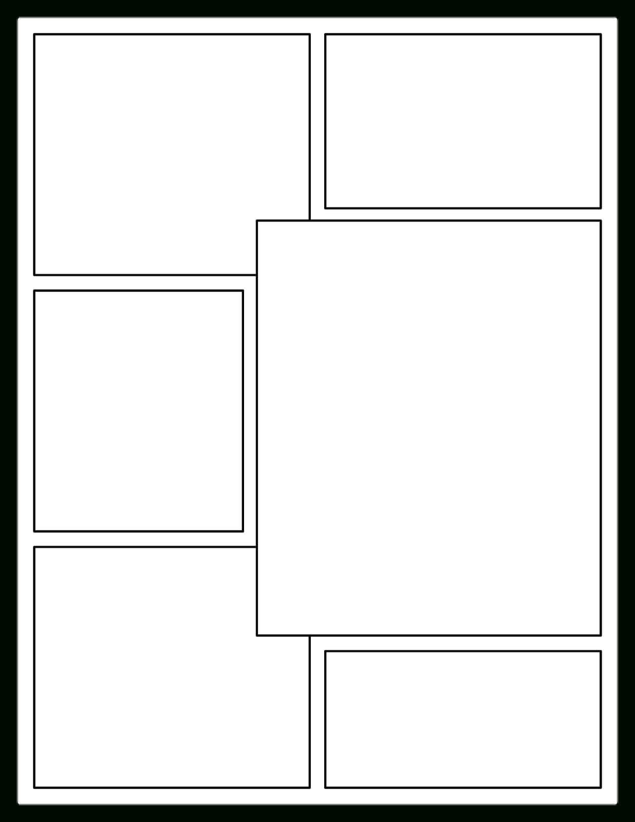 60 Fun Comic Strip Templates | Kittybabylove Pertaining To Printable Blank Comic Strip Template For Kids