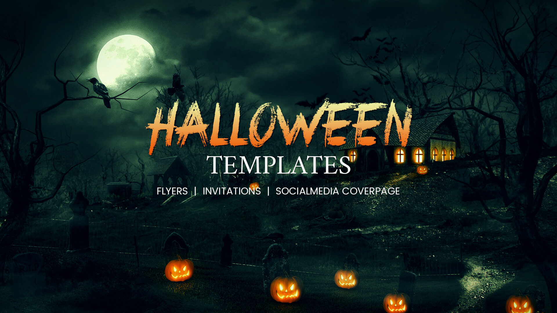 68+ Halloween Templates – Editable Psd, Ai, Eps Format Regarding Free Halloween Templates For Word