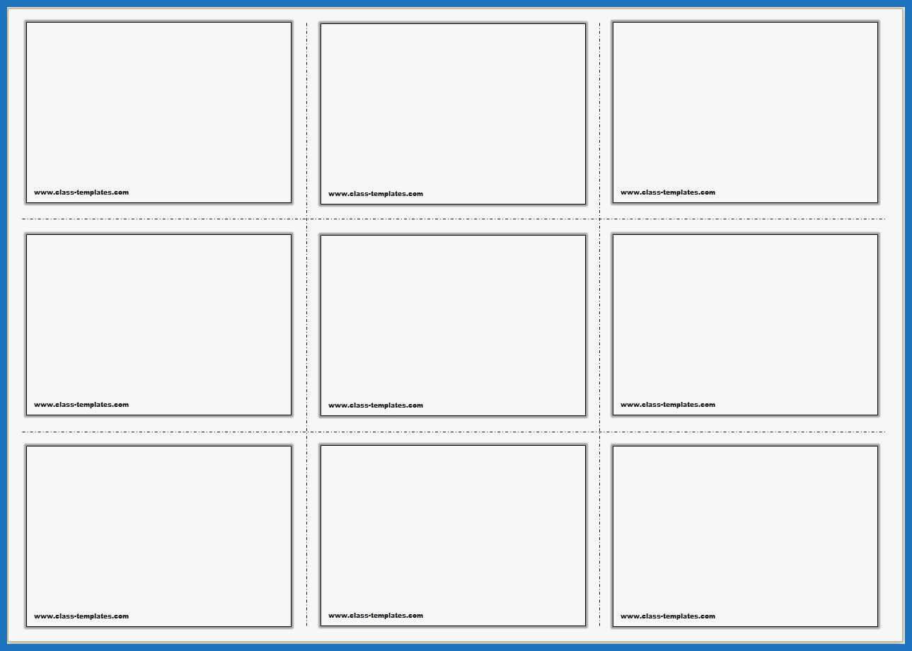 6E85 Template For Flashcards | Wiring Library For Flashcard Template Word