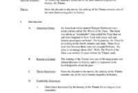 7+ Informative Speech Outline Templates - Pdf | Free with regard to Speech Outline Template Word
