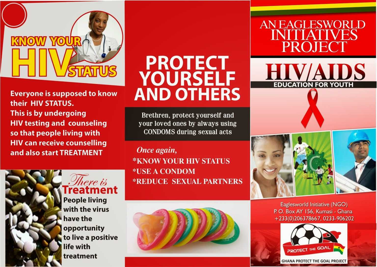 Hiv Aids Brochure Templates Professional Template 