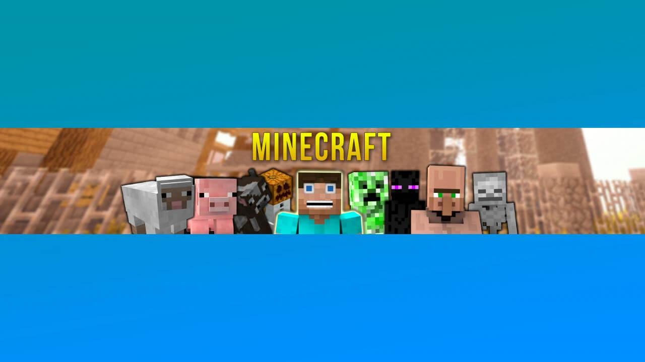 8 Best Photos Of Minecraft Pvp Banner – Minecraft Youtube Inside Minecraft Server Banner Template