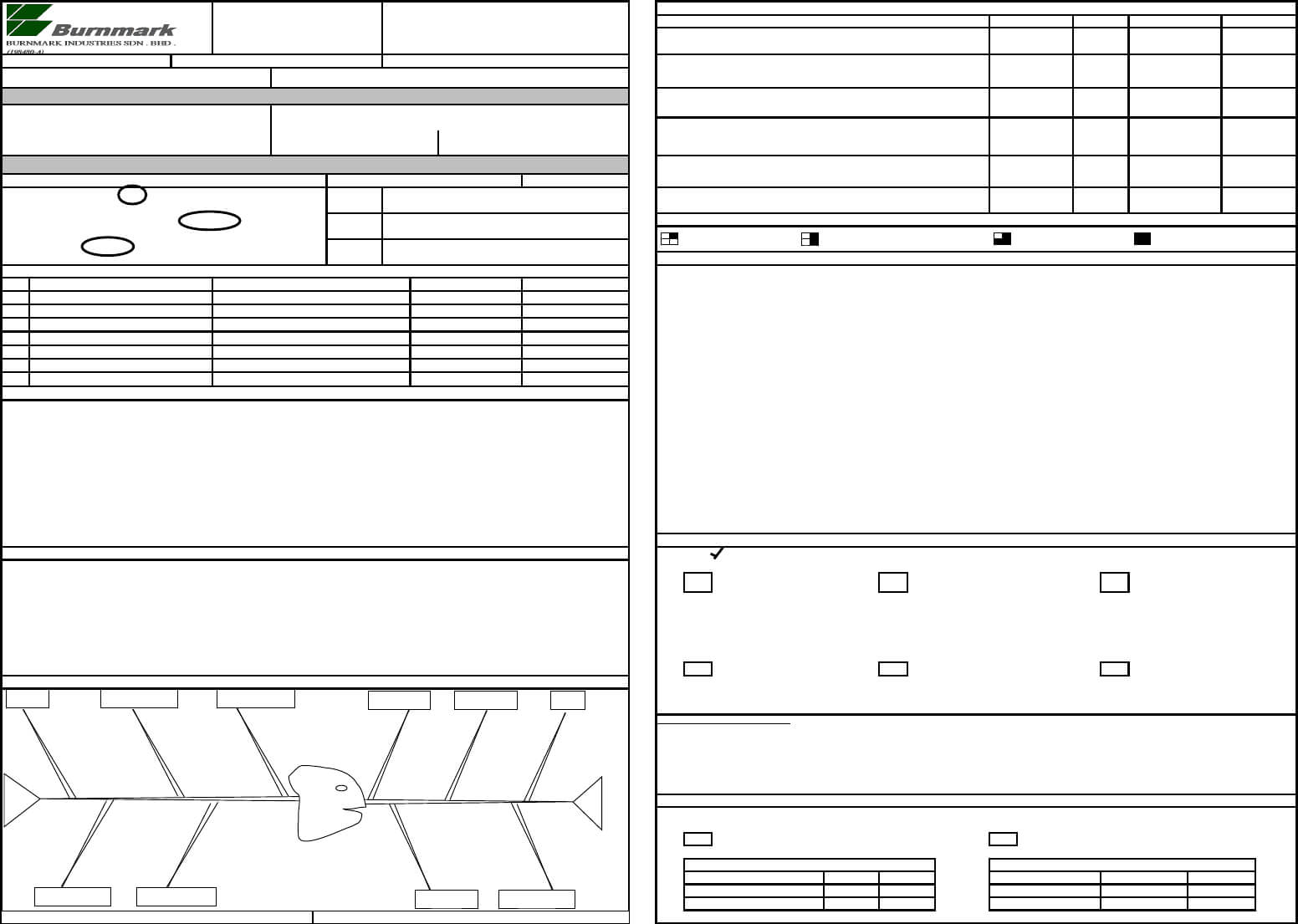 8D Report Format - [Xls Document] In 8D Report Template Xls