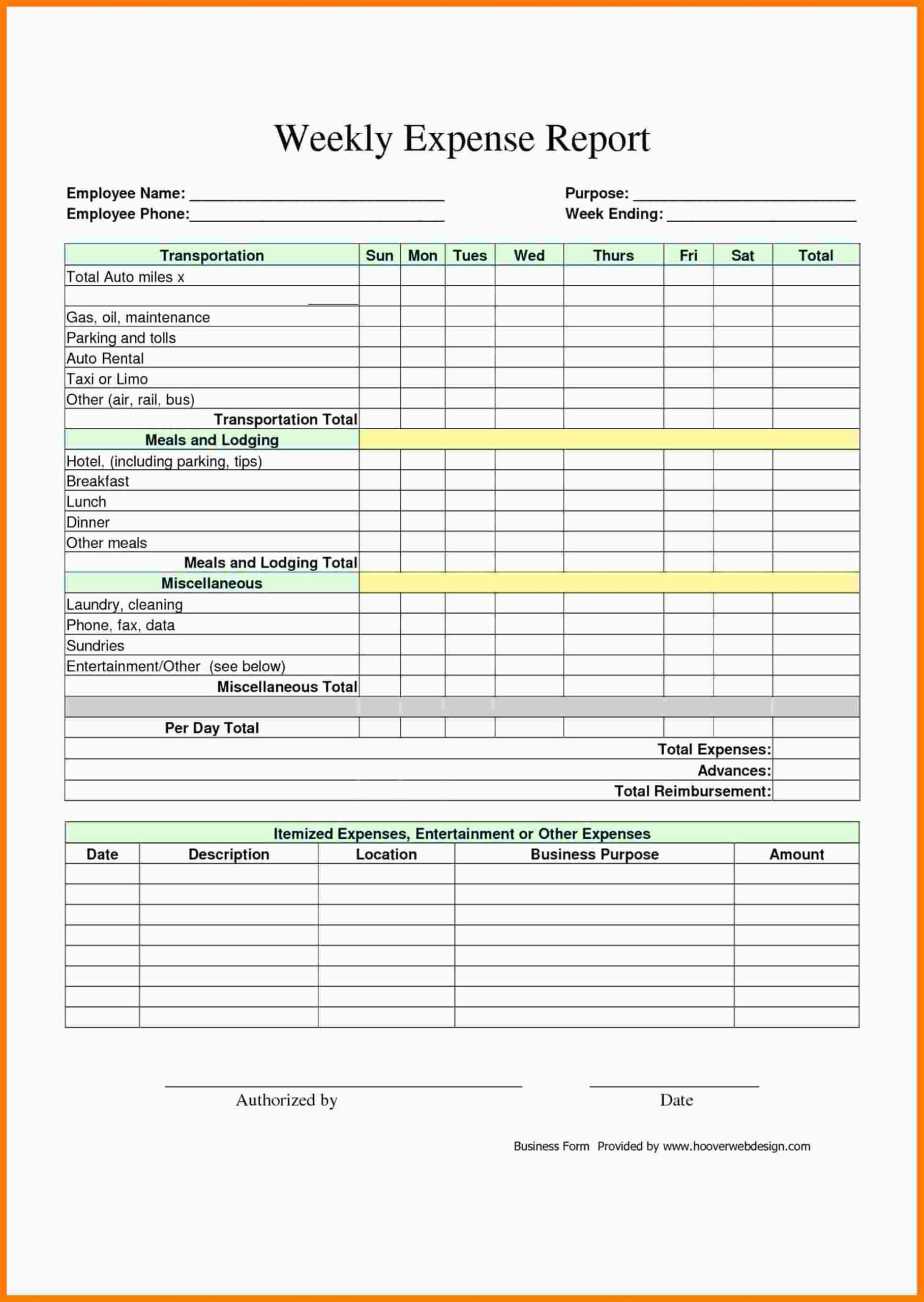 9+ Free Sample Expense Report Template | Marlows Jewellers With Regard To Expense Report Template Excel 2010