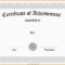 9+ Free Word Certificate Templates | Marlows Jewellers With Certificate Of Achievement Template Word