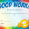 9+ Good Work Certificates | Trinity Training Regarding Good Job Certificate Template
