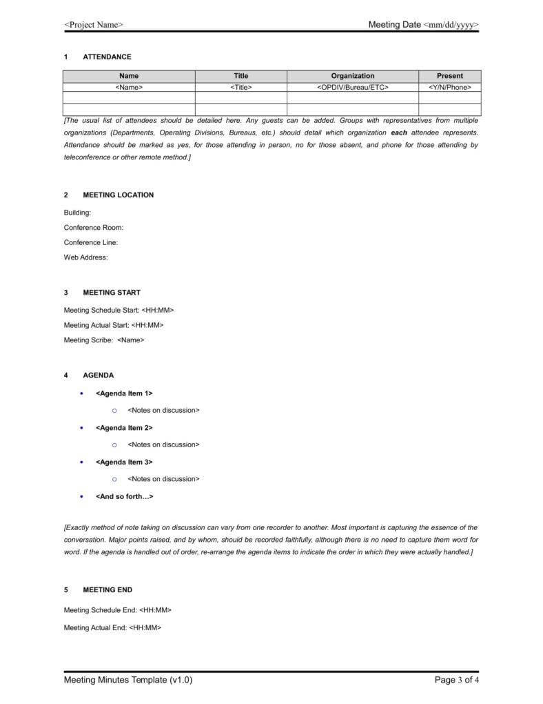 9 Meeting Minutes Templates | Free & Premium Templates With Corporate Minutes Template Word