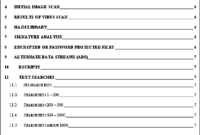 A Digital Forensic Report Format 44 | Download Scientific throughout Forensic Report Template